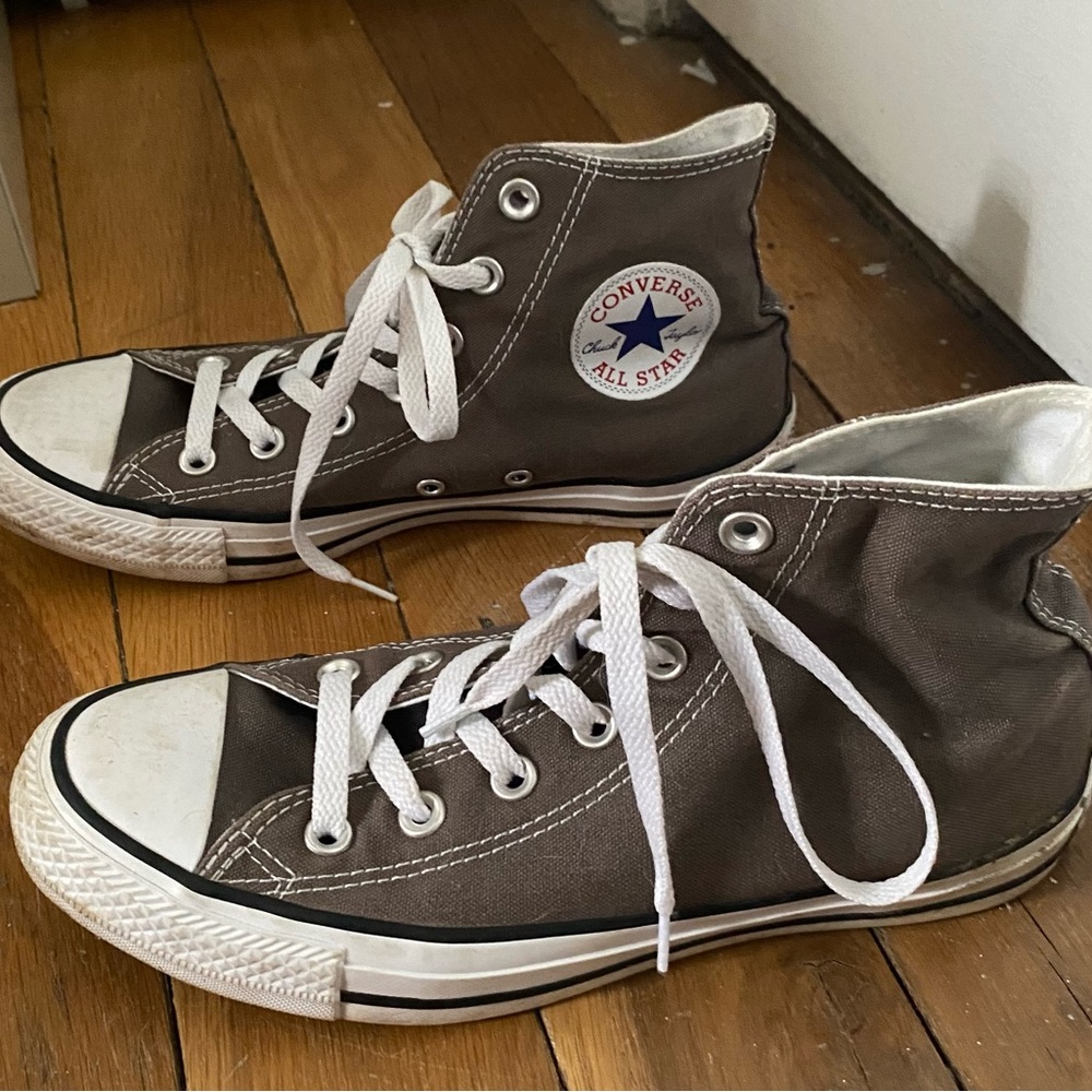 Converse brownish-grey High-Top Sneakers